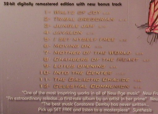 Constace Demby: Set Free, The definite ed., Neutronium, E Typ: CD Best.-Nr.: 84198 Preis: 10,00 Euro