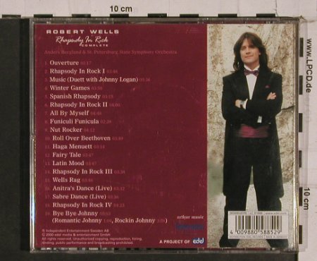 Wells,Robert: Rhapsody In Rock, Edel, D, 2000 Typ: CD Best.-Nr.: 84394 Preis: 10,00 Euro