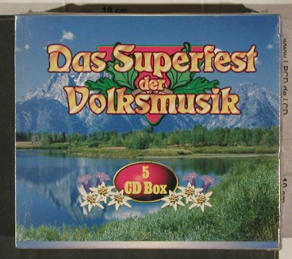 V.A.Das Superfest der Volksmusik: Box Set, FS-New, MSE/SPV(), D,  - 5CD - 92262 - 9,00 Euro