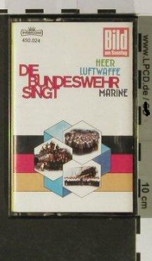 V.A.Die Bundeswehr singt: Heer, Luftwaffe, Marine, Intercord (450.024), D Typ: MC Best.-Nr.: 92783 Preis: 3,00 Euro