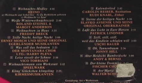 V.A.Weihnachts Wunschkonzert: 16 Tracks, FS-New, Teldec, D, 1990 Typ: CD Best.-Nr.: 98831 Preis: 10,00 Euro