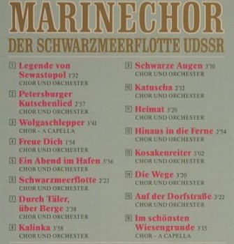 Marinechor d.Schwartzmeerflotte: Goldene Klänge Aus Rußland, Polystar(838 035-2), D,  - CD - 99483 - 5,00 Euro
