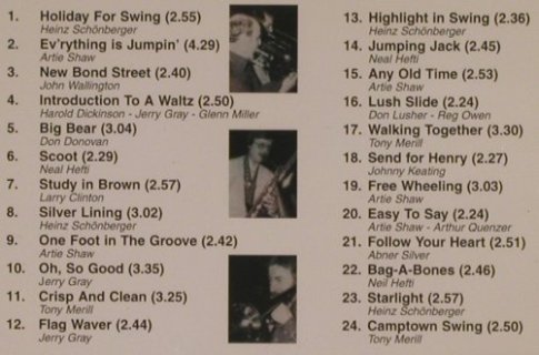 Main Stream Power Band: Holiday for Swing,Heinz Schönberger, Montpellier Rec. (MONTcd003), EC, 2007 Typ: CD Best.-Nr.: 99853 Preis: 10,00 Euro