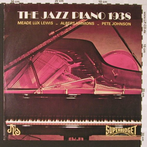 V.A.The Jazz Piano 1938: Meade Lux Lewis,A.Ammons..., Ris(RIS J 3105), I, 1975 - LP - E6917 - 5,00 Euro
