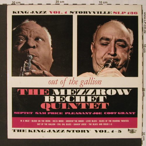 Mezzrow Bechet Quintet & Septet: Out Of The Gallion-KingJazzVol.1, Storyville(SLP 136), DK,  - LP - F3145 - 7,50 Euro