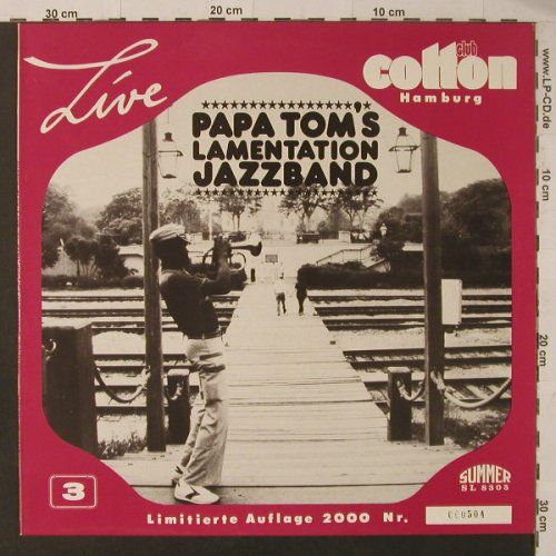 Papa Tom's  Lamentation Jazzband: Live, Lim.Ed.No.504/2000, Summer/CottonClub 3(SL 8305), D,  - LP - F5731 - 5,50 Euro