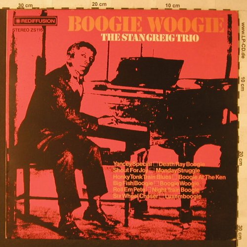 Greig Trio,Stan: Boogie Woogie, Rediffusion(ZS 116), UK, 1972 - LP - F787 - 7,50 Euro