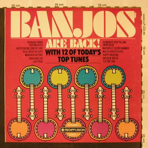 Banjos: Are Back!, Rediffusion,Stereo(ZS 91), UK, 1971 - LP - H2604 - 7,50 Euro