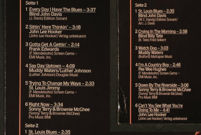 V.A.Kings Of Blues: Blind John Davis...John Lee Hooker, Marifon(296 094-241), D, 1982 - LP - H3115 - 5,50 Euro