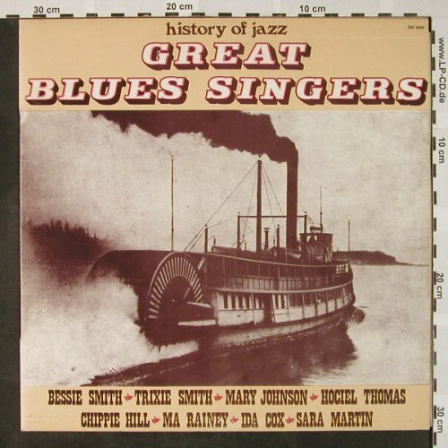 V.A.Great Blues Singers: Bessie Smith..Sara Martin, Joker(SM 3098), I, 1971 - LP - H4592 - 5,00 Euro