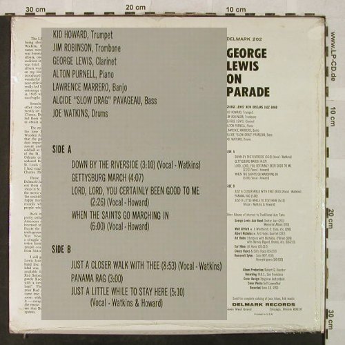 Lewis,George: On Parade, FS-New, Delmark(202), US, 1970 - LP - H5025 - 9,00 Euro