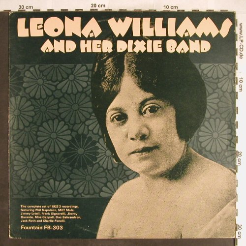 Williams,Leona & her Dixie Band: Same-1922-23, Fountain(FB-303), ,  - LP - H6228 - 6,00 Euro