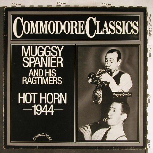 Spanier,Muggsy & his Ragtimers: Hot Horn 1944, vg+/m-, Commodore(6.26167 AG), D, 1985 - LP - H6435 - 5,00 Euro