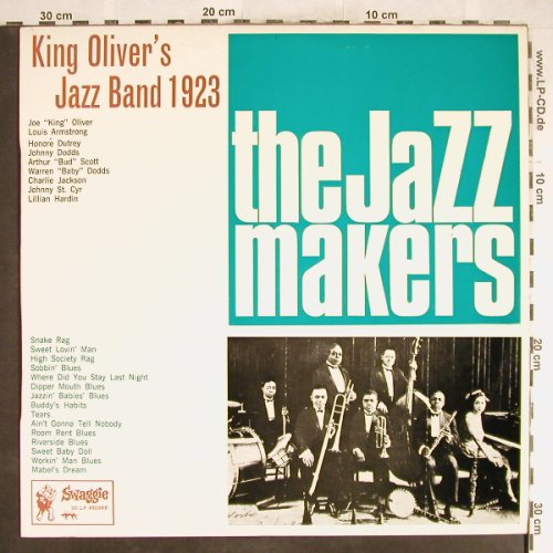 King Oliver's Jazz Band 1923: The Jazzmakers, Swaggie Rec.(S1257), AUS,  - LP - H6599 - 6,50 Euro