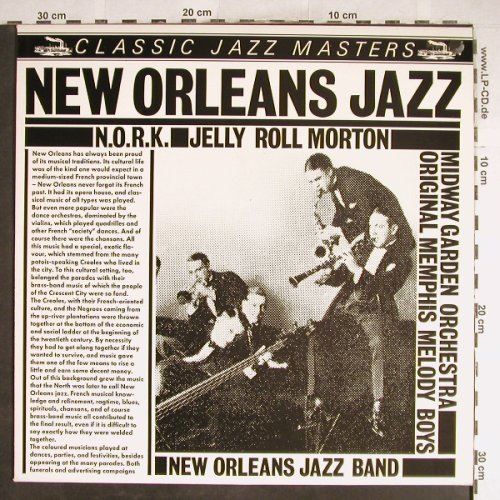 Morton,Jelly Roll: New Orleans Jazz, Classic Jazz Masters(CJM 88501), D,  - LP - H6612 - 5,00 Euro