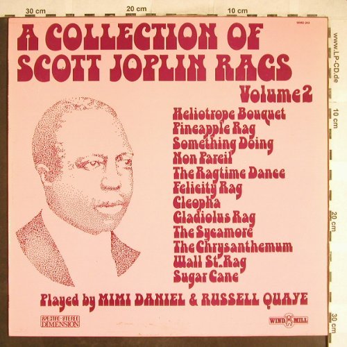Daniel,Mimi & Russell Quaye: A Collection Of Scott Joplin Rags 2, Wind Mill(WMD 243), UK, 1975 - LP - H6618 - 6,00 Euro