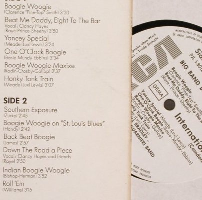 Bradley,Will &Johnny Guarnieri Band: Big Band Boogie'59, whMuster,Ri, RCA International(PJL1-8012), D, 1974 - LP - H6641 - 12,50 Euro