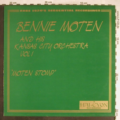 Moten,Bennie  &h.Kansas City Orch.: Moten Stomp, Halcyon(HDL 108), UK, 1986 - LP - H6672 - 6,00 Euro