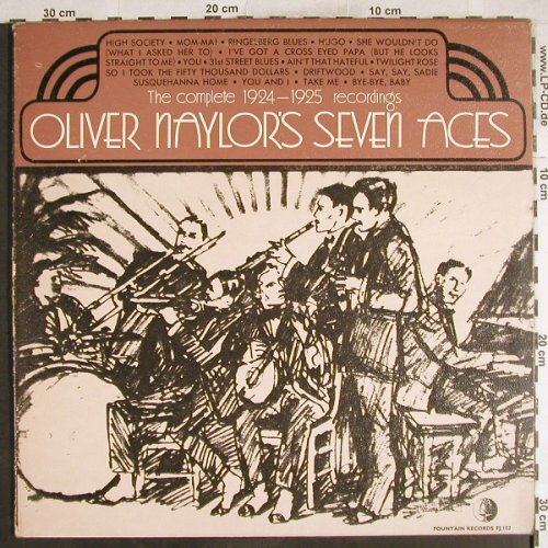 Naylor's Seven Aces,Oliver: The Complete 1924-1925 recordings, Fountain(FJ 103), UK,m-/vg+,  - LP - H7449 - 7,50 Euro