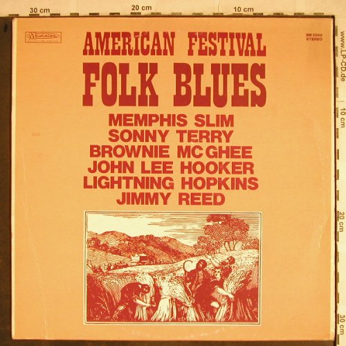 V.A.American Festival Folk Blues: J.L.Hooker..Lightning Hopkins, Joker(SM 3588), I, 1973 - LP - H8624 - 5,00 Euro