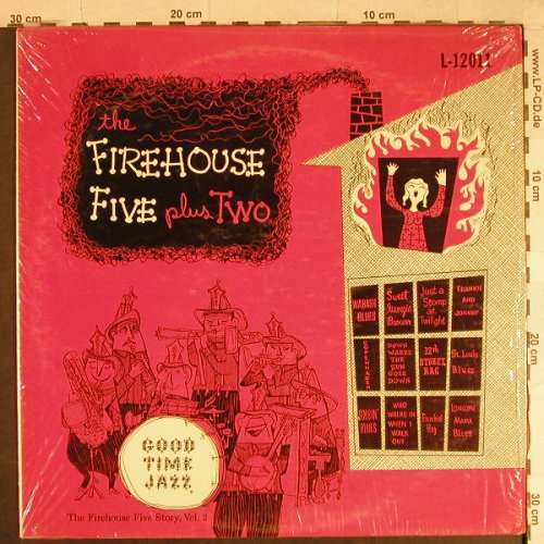 Firehouse Five Plus Two: The Firehouse Five Story,Vol.2, Good Time Jazz(GTJ L-12011), US,  - LP - H932 - 5,00 Euro