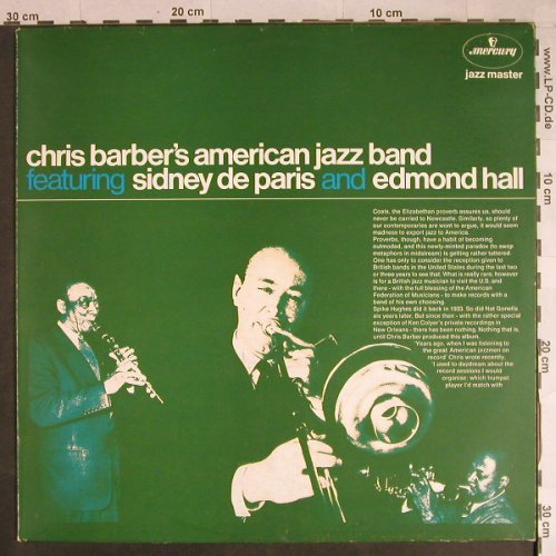 Barber's American Jazz Band,Chris: feat.Sidney de Paris&Edmond Hall'60, Mercury(6499 357), NL,Ri,woc, 1960 - LP - H998 - 5,00 Euro