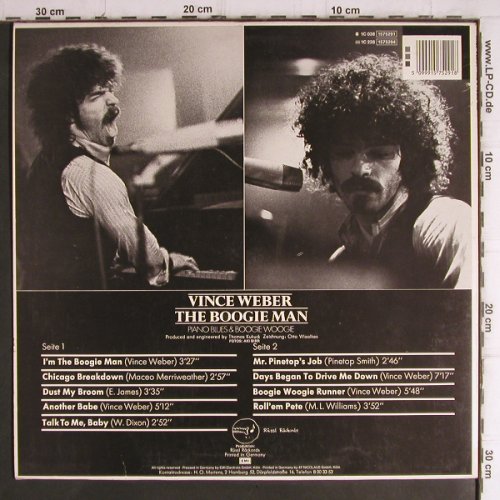 Weber,Vince: The Boogie Man, Fame/Columbia (1575291), D, Ri, 1975 Typ: LP Best.-Nr.: V1293 Preis: 6,00 Euro