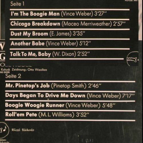 Weber,Vince: The Boogie Man, Rüssl/EMI (C 062-29 597), D, 1975 Typ: LP Best.-Nr.: V1442 Preis: 7,50 Euro