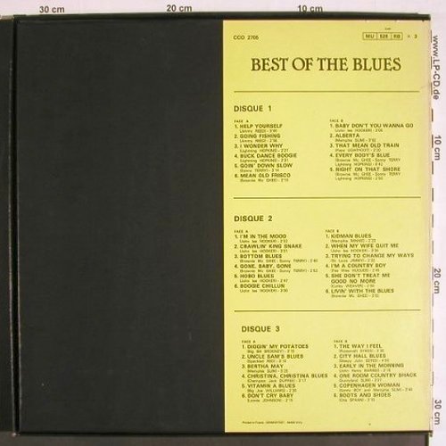 V.A.Best Of The Blues: Jimmy Reed... Otis Span, 35 Tr.,Box, Musidisc/Storyville (CCO 2705), F Typ: 3LP Best.-Nr.: V1969 Preis: 9,00 Euro