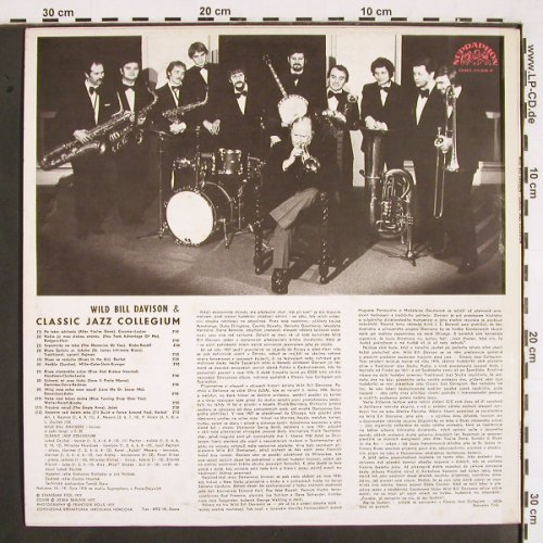 Davison,Wild Bill & Classic Jazz C.: Same (2.6 vg+), Supraphon(1 15 2030 H), CZ, 1977 - LP - V2074 - 6,00 Euro