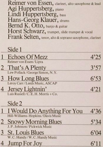 Barrelhouse Jazzband: Plays Early Swing, LR(40.020), D, 1983 - LP - V2116 - 6,00 Euro