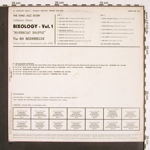 Beiderbecke,Bix: Bixology Vol. 1, Joker(SM 3557), I, 1973 - LP - V2127 - 7,50 Euro