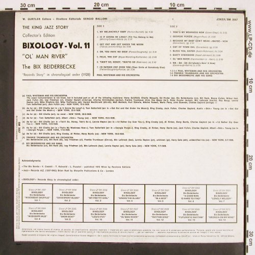 Beiderbecke,Bix: Bixology Vol.11, Joker(SM 3567), I, 1973 - LP - V2132 - 7,50 Euro