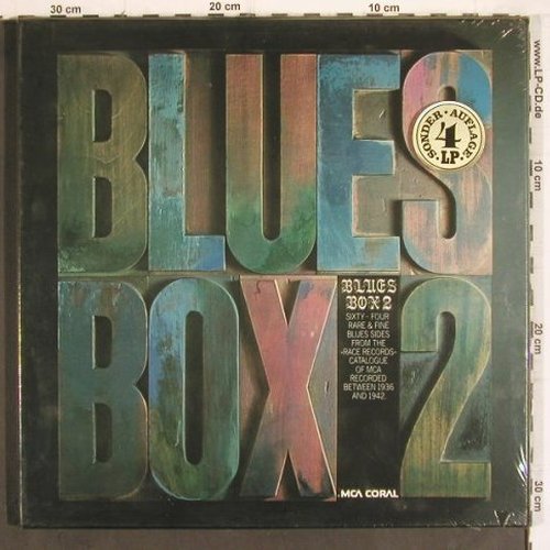 V.A.Blues Box 2: Sixty-Four Rare & Fine MCA..1936-42, MCA, sealed (6.30109 FK), D, FS-New, 1976 Typ: 4LP Best.-Nr.: V282 Preis: 40,00 Euro