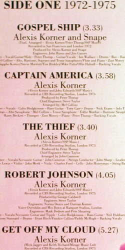 Korner,Alexis: and..., 1972-1983, Foc, Collector Series (CCSLP 192), UK, Ri, 1988 Typ: 2LP Best.-Nr.: V3000 Preis: 14,00 Euro