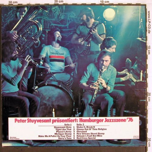 V.A.Hamburger Jazzszene'76: pr..by Peter Stuyvesant,Banjo Meyer, Clear Sound (ST-76), D (Dixie) Typ: LP Best.-Nr.: V318 Preis: 5,00 Euro