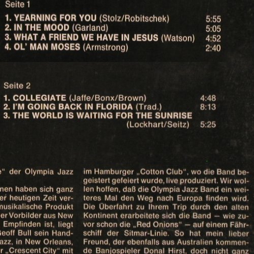 Bull's Olympia Jazzband,Geoff: Same, m-/vg+ (Live Cotton Club HH), WAM (MLP 15.463), D,co, 1972 Typ: LP Best.-Nr.: V3362 Preis: 7,50 Euro