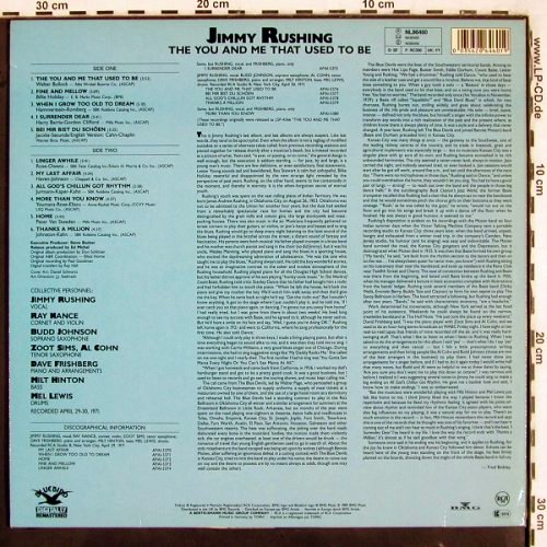 Rushing,Jimmy: The You And Me That Used To Be,1971, Bluebird (NL86460), D,like new, 1989 Typ: LP Best.-Nr.: V3373 Preis: 12,50 Euro