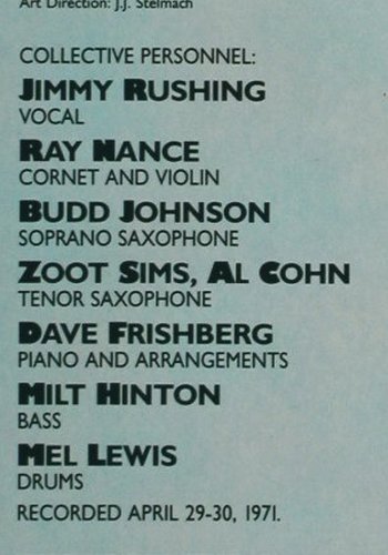 Rushing,Jimmy: The You And Me That Used To Be,1971, Bluebird (NL86460), D,like new, 1989 Typ: LP Best.-Nr.: V3373 Preis: 12,50 Euro