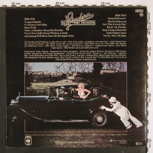 Pasadena Roof Orchestra: Night Out, m /vg+, CBS (83 220), D, 1979 Typ: LP Best.-Nr.: V3599 Preis: 6,00 Euro
