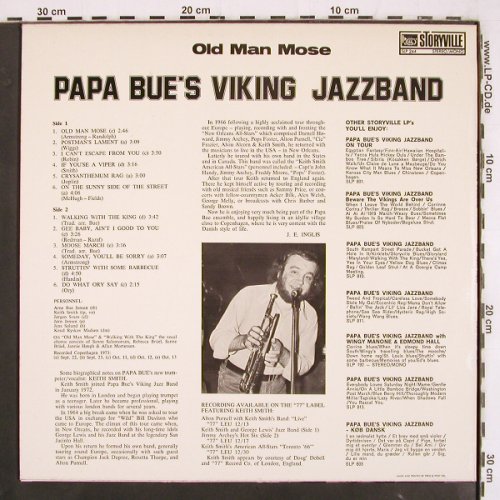 Papa Bue's Viking Jazzband: Old Man Mose, Storyville (SLP 244), DK, 1973 Typ: LP Best.-Nr.: V3602 Preis: 9,00 Euro