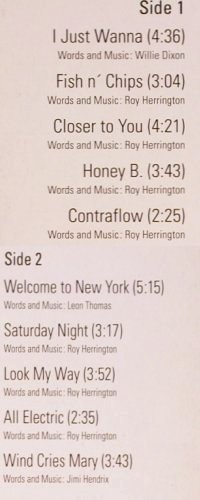 Herrington Band,Roy: All Electric, BackYard(RIFF 901-1), D, 1990 - LP - V425 - 7,50 Euro