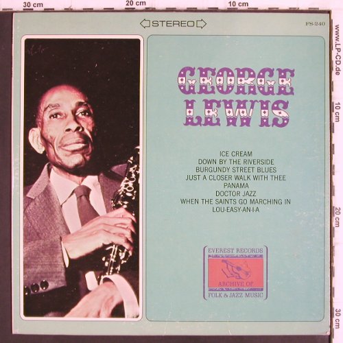 Lewis,George: Same, Everest Records (FS-240), US Typ: LP Best.-Nr.: V790 Preis: 7,50 Euro