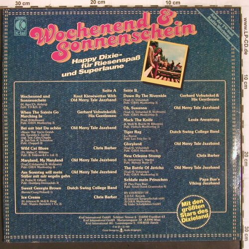 V.A.Wochenend & Sonnenschein: K.Kieswetter& OMTJ... Papa Bue's, K-tel (TG 1325), D, 1981 Typ: LP Best.-Nr.: V942 Preis: 4,00 Euro