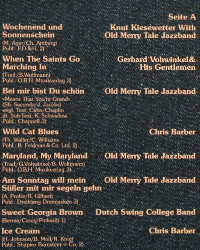 V.A.Wochenend & Sonnenschein: K.Kieswetter& OMTJ... Papa Bue's, K-tel (TG 1325), D, 1981 Typ: LP Best.-Nr.: V942 Preis: 4,00 Euro