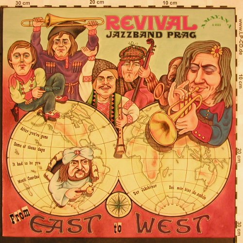 Revival Jazzband Prag: From East to West, Amayana, A 4503(66.21152), D, 1974 - LP - X1235 - 9,00 Euro