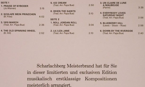 V.A.Moderne Meisterwerke Vol.3: Edition Scharlachberg Meisterbrand, Scharlachberg(EX 10027), D (Dixie),  - LP - X1670 - 5,00 Euro
