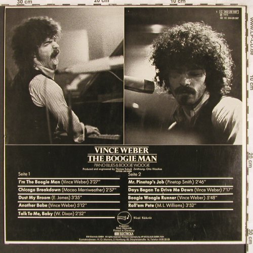Weber,Vince: The Boogie Man, Rüssl/EMI(C 062-29 597), D, 1975 - LP - X3425 - 6,00 Euro