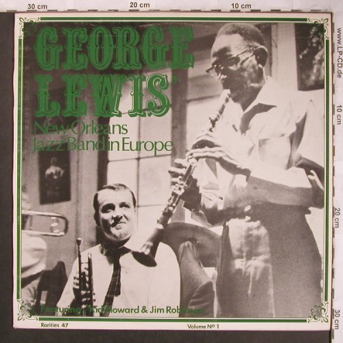 Lewis,George: New Orleans Jazz Band in Europe, Rarities(47), DK,  - LP - X4637 - 5,00 Euro