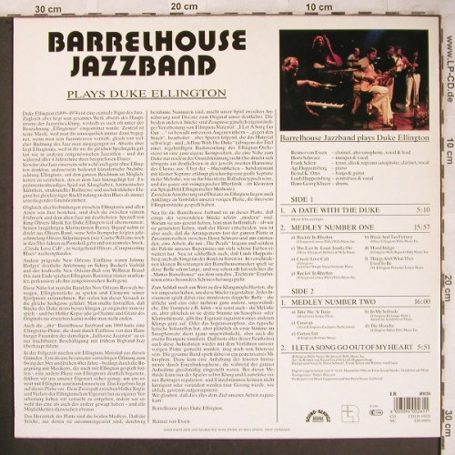 Barrelhouse Jazzband: Plays Duke Ellington, LR(40026), D, 1989 - LP - X4674 - 7,50 Euro